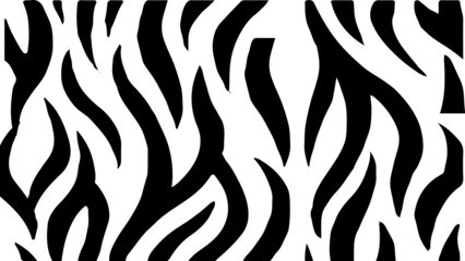 tiger stripes illustration isolated on background