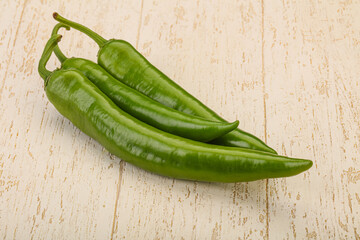 Ripe tasty spicy green pepper