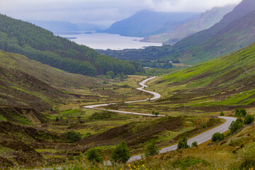 Fototapeta na wymiar Scottish Highlands and Skye Island Landscapes and Views
