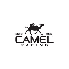 Camel race championship logo design