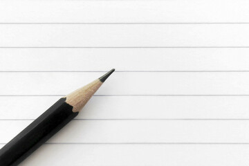 Pencil and notebook background. 