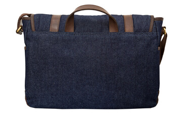 stylish hand bags for men and women on white background