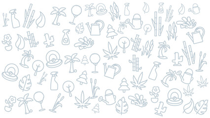 plants icon background. home plant icon background.