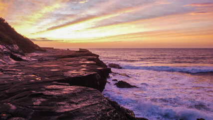 Obraz premium sunset over the sea