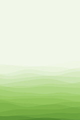 Obraz premium Cover page template. Page template with soft curves in light green colors. Can be used as banner, flyer, poster, business card, brochure. Elegant vector illustration.