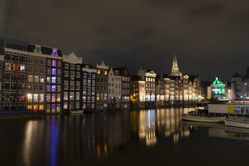 Fototapeta na wymiar Amsterdam by night...