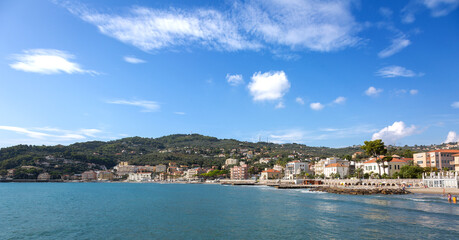 View od Diano Marina, Imperia, Liguria, Italy