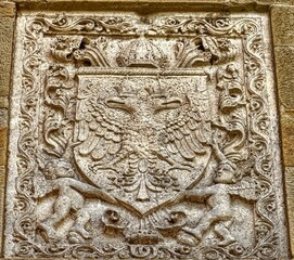 coat of arms at Kreuzenstein Castle Lower Austria
