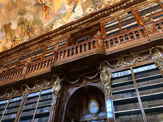 Second floor of the baroque library