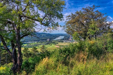 landscape bisamberg elisabethhoehe lower austria september