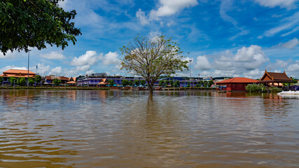 Obraz premium Thailand Floods 2021 