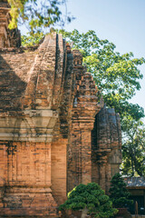 Ponagar or Thap Ba Po Nagar is a Cham temple tower near Nha Trang city in Vietnam	
