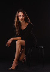 Naklejka premium Attractive trendy woman