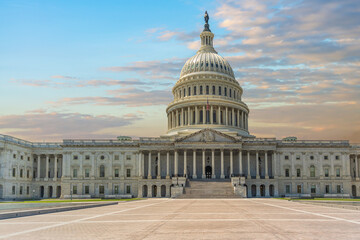 Obraz premium Capitol hill building in the morning, Washington DC - USA
