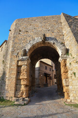 Fototapeta na wymiar Porta all’Arco Altstadt von Volterra Toskana