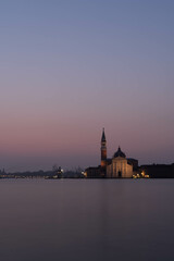 Fototapeta na wymiar Venice, Italy - San Giorgio Maggiore da Punta della Dogana