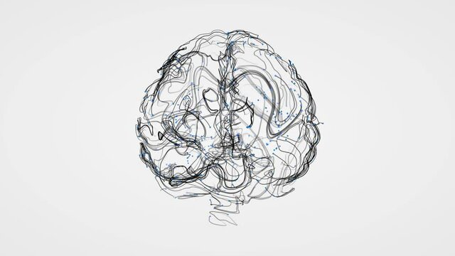 Brain activity visualization with particles and tracers