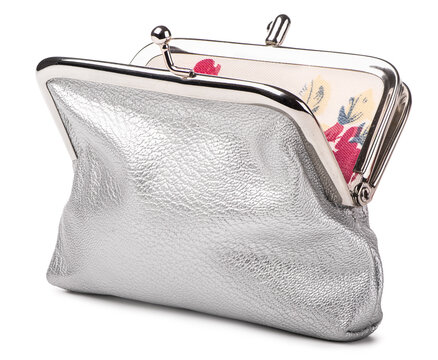 Open Silver Purse