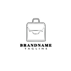 business bag logo icon cartoon design vector style