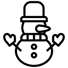 SNOWMAN line icon,linear,outline,graphic,illustration