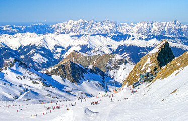 Kaprun ski resort in Austria