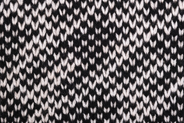 Sleeveless pullover close up. Wool sweater.