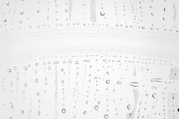 white background water drops on glass, abstract design overlay wallpaper