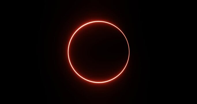 4K Loading circle. Loading screen. Modern glowing preloader and progress loading circle bar. Loop animation. Video animation Ultra HD