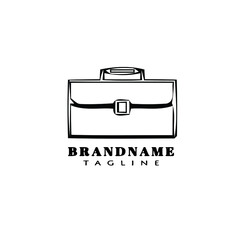 business bag logo icon cartoon design template vector