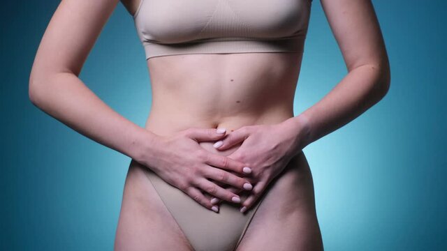 Woman fell strong abdominal pain, pain during menstruation