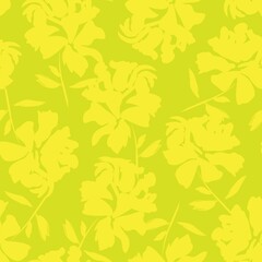 Floral Brush strokes Seamless Pattern Background