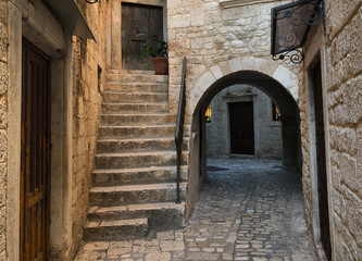 Ancient medieval alley and passage 