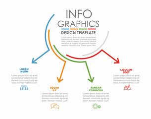 Infographic design template with place for your data. Vector illustration.