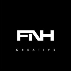 FNH Letter Initial Logo Design Template Vector Illustration