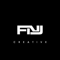 FNJ Letter Initial Logo Design Template Vector Illustration © makrufi