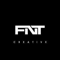 Fototapeta premium FNT Letter Initial Logo Design Template Vector Illustration