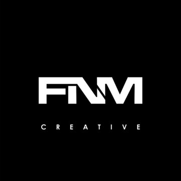 FNM Letter Initial Logo Design Template Vector Illustration