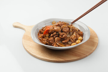닭,닭고기,식사,요리,음식,찜,찜닭,채소,한국
