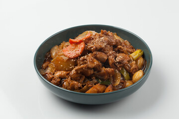 닭,닭고기,식사,요리,음식,찜,찜닭,채소,한국