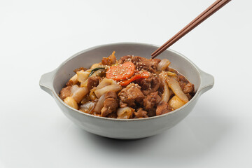 닭,닭고기,식사,요리,음식,찜,찜닭,채소,한국