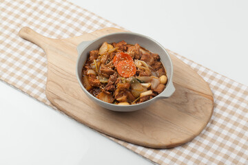 닭,닭고기,식사,요리,음식,찜,찜닭,채소,한국