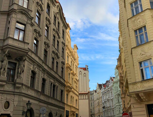 Typical European residential buildings