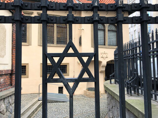 Fence with the star of David