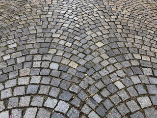 Large cobblestone street © William