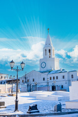 The Kul Sharif mosque in Kazan Kremlin. Tatarstan, Russia