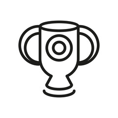 Vector Line Icon Related Award, Cup, Winner, Trophy