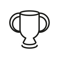 Vector Line Icon Related Award, Cup, Winner, Trophy