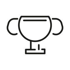 Obraz premium Vector Line Icon Related Award, Cup, Winner, Trophy