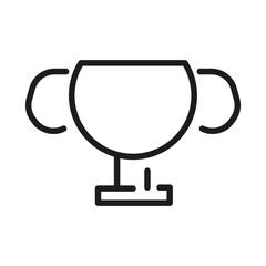 Vector Line Icon Related Award, Cup, Winner, Trophy