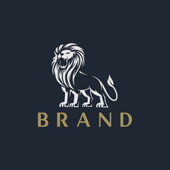 lion logo template